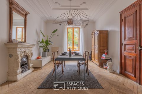 Maison bourgeoise et son jardin en coeur de ville