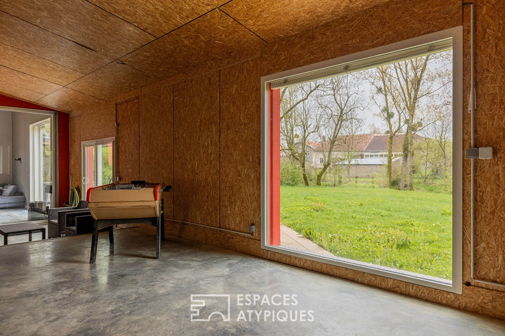 Architect-designed family home with workshop