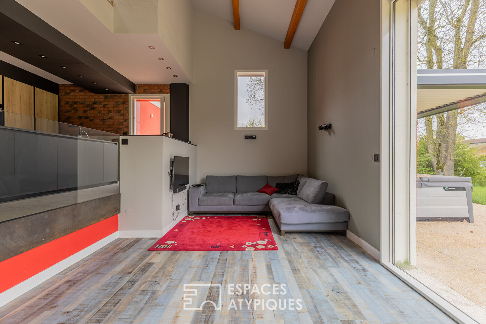 Architect-designed family home with workshop