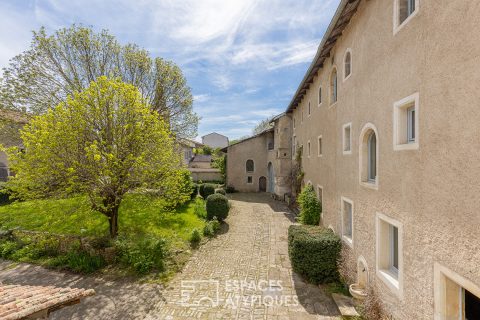 16th century property and its wooded garden