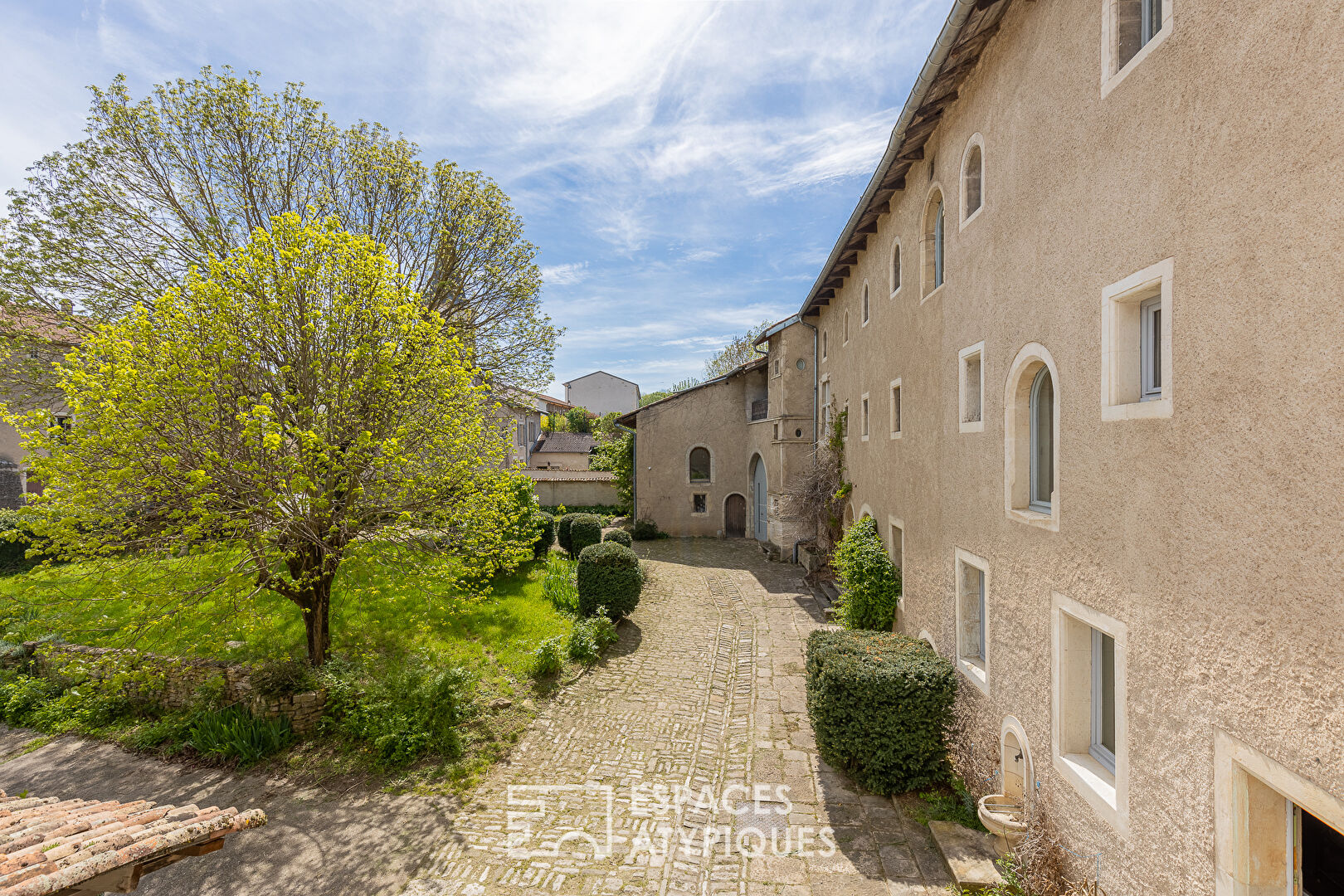 16th century property and its wooded garden