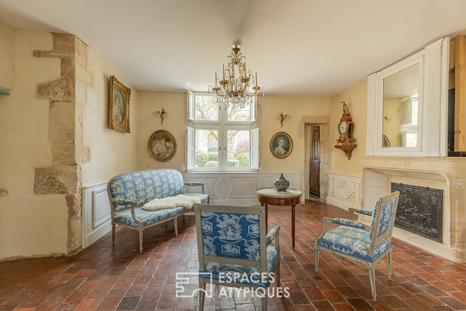 16th century property and its wooded garden