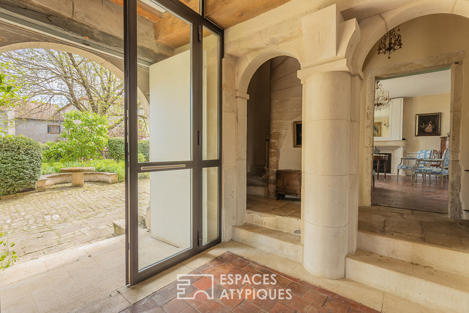 16th century property and its wooded garden