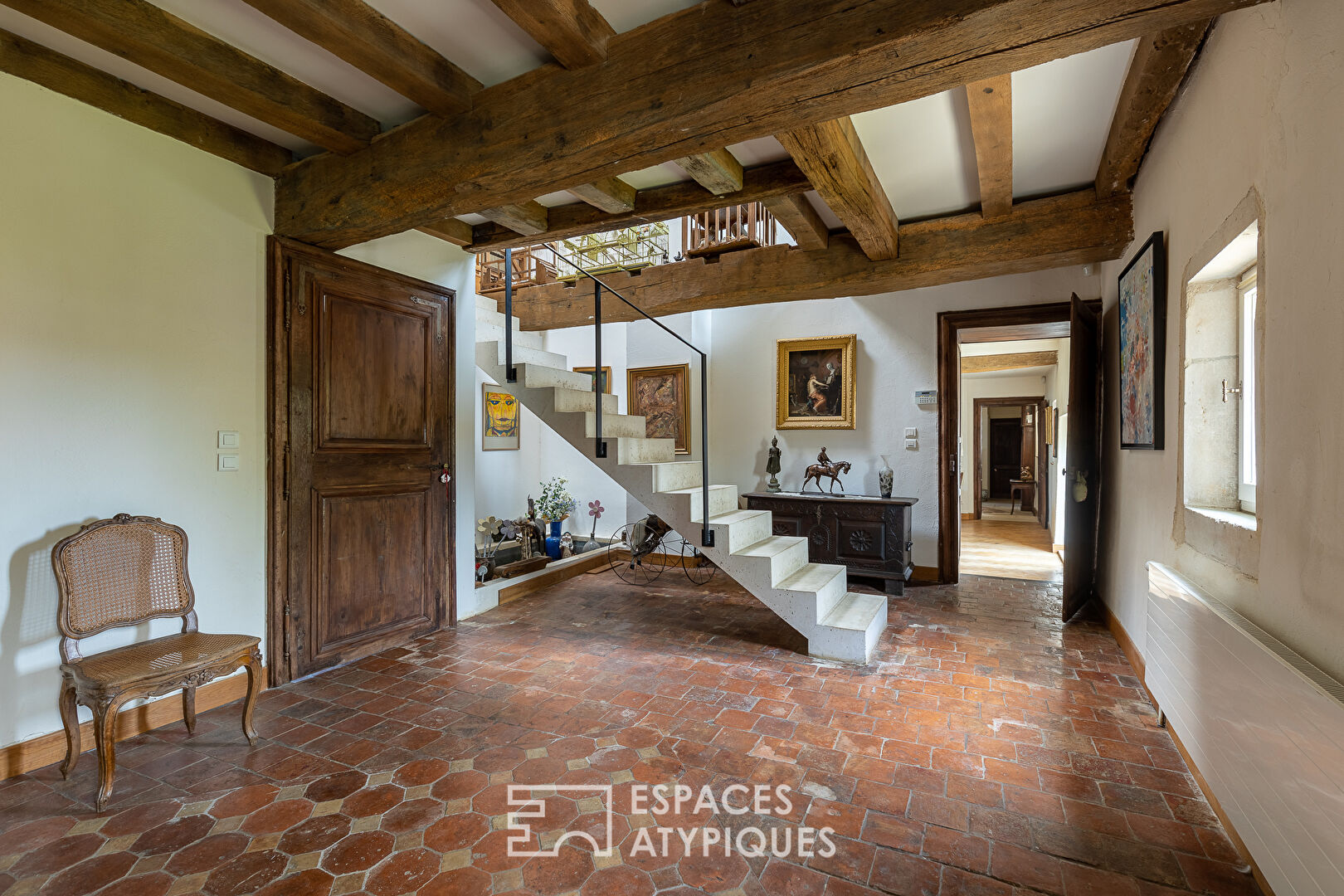 16th century property and its wooded garden