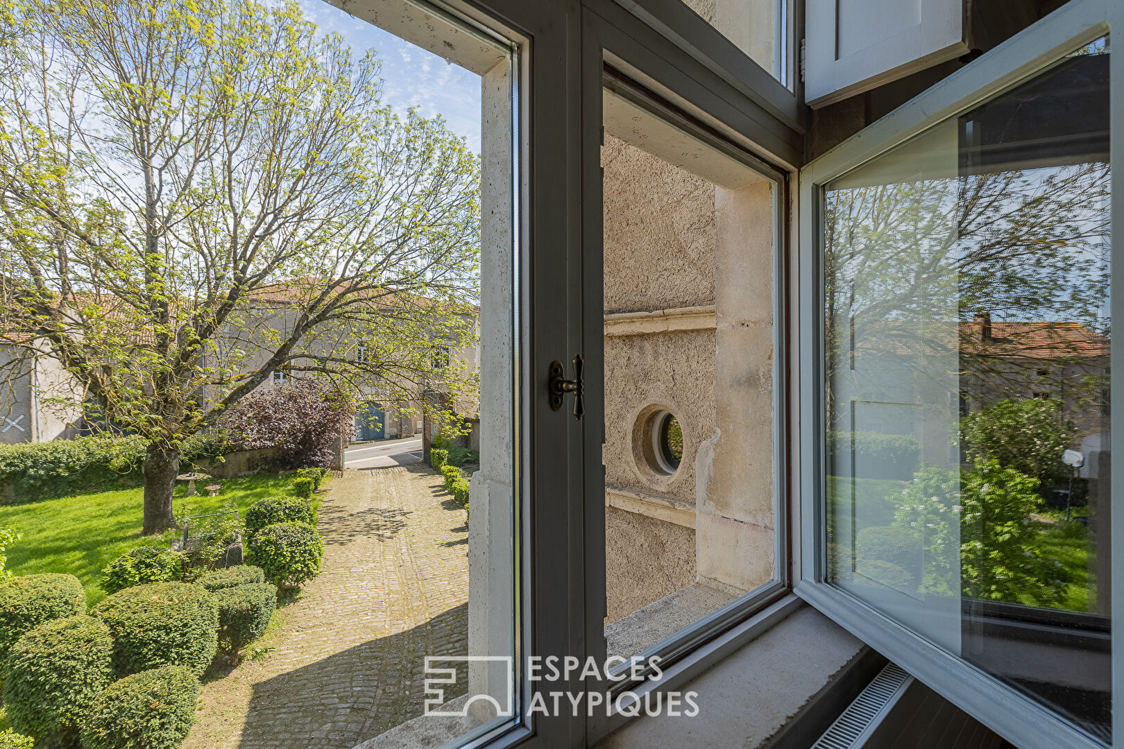 16th century property and its wooded garden