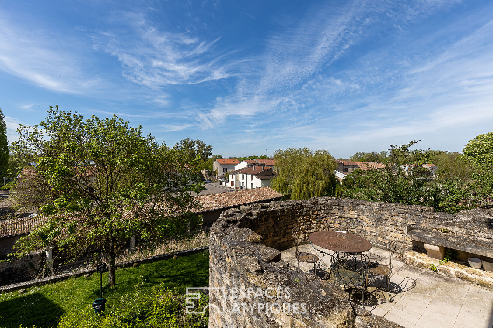 16th century property and its wooded garden
