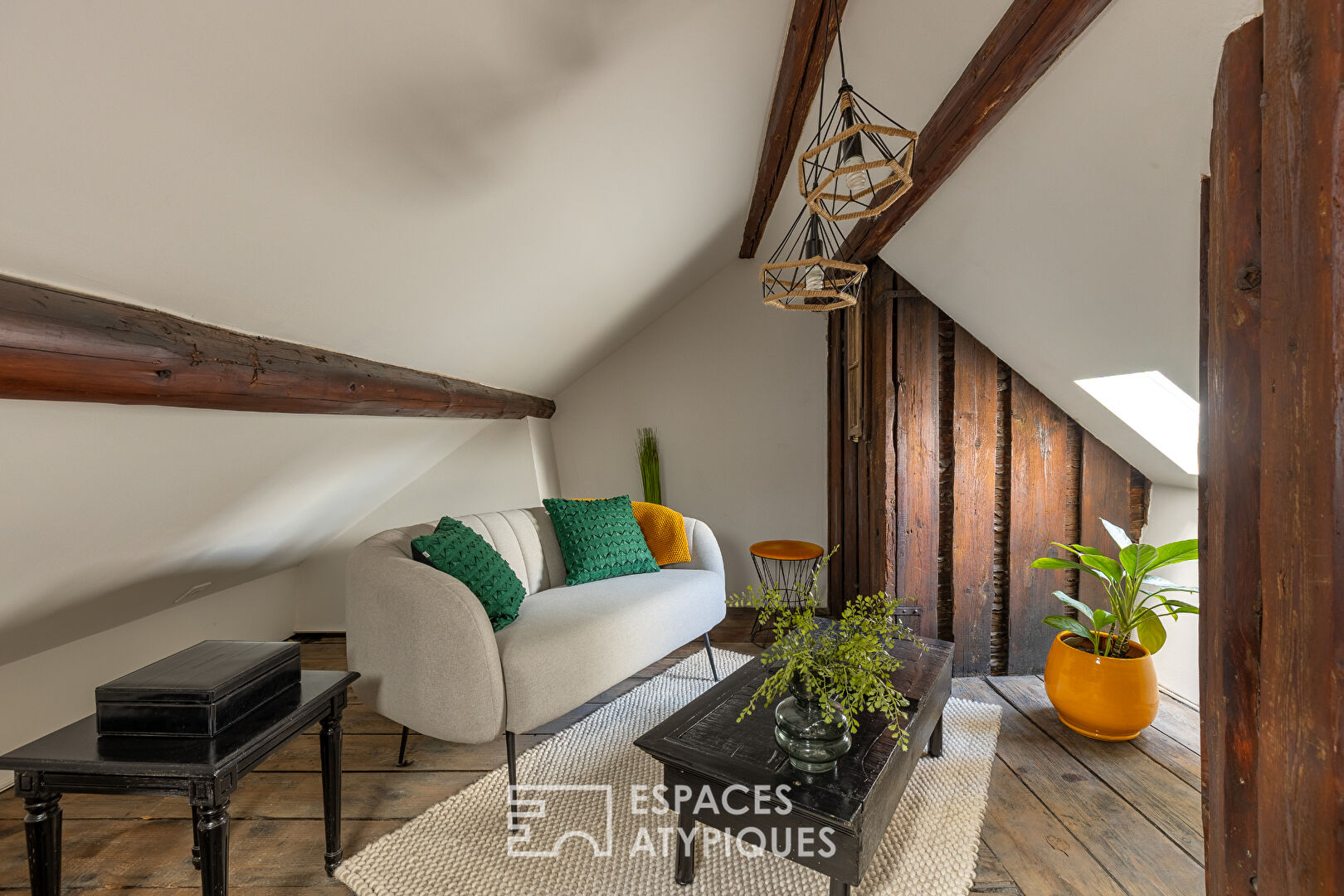 Duplex en dernier étage en coeur de ville
