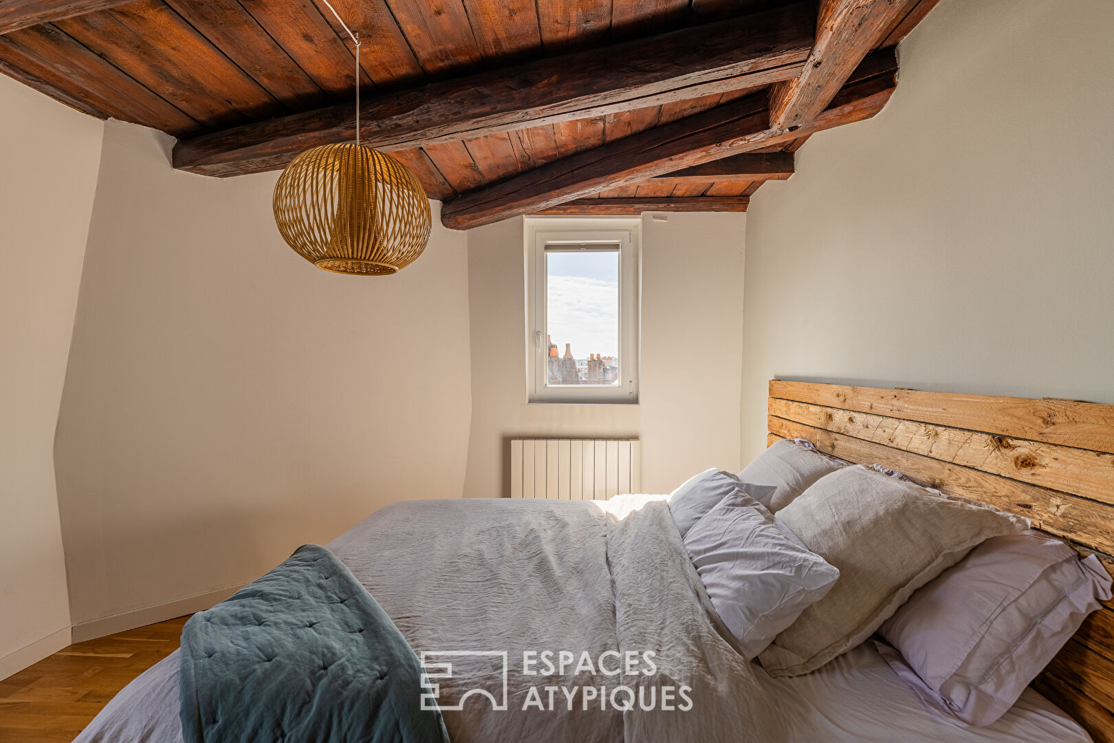 Duplex en dernier étage en coeur de ville