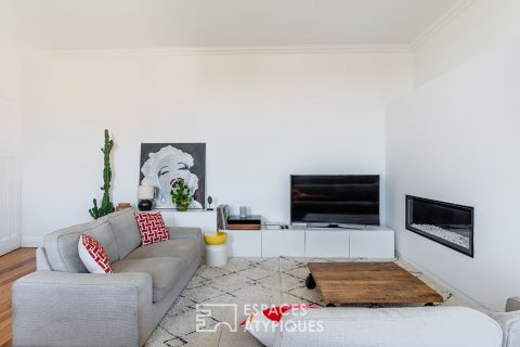 Appartement de charme avec vue dégagée dans un manoir