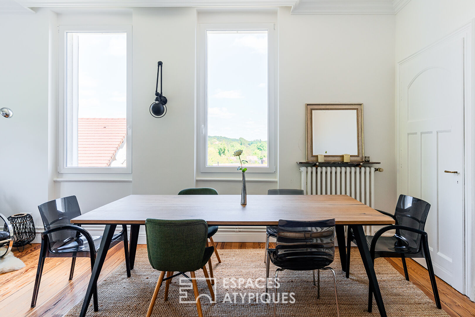 Appartement de charme avec vue dégagée dans un manoir
