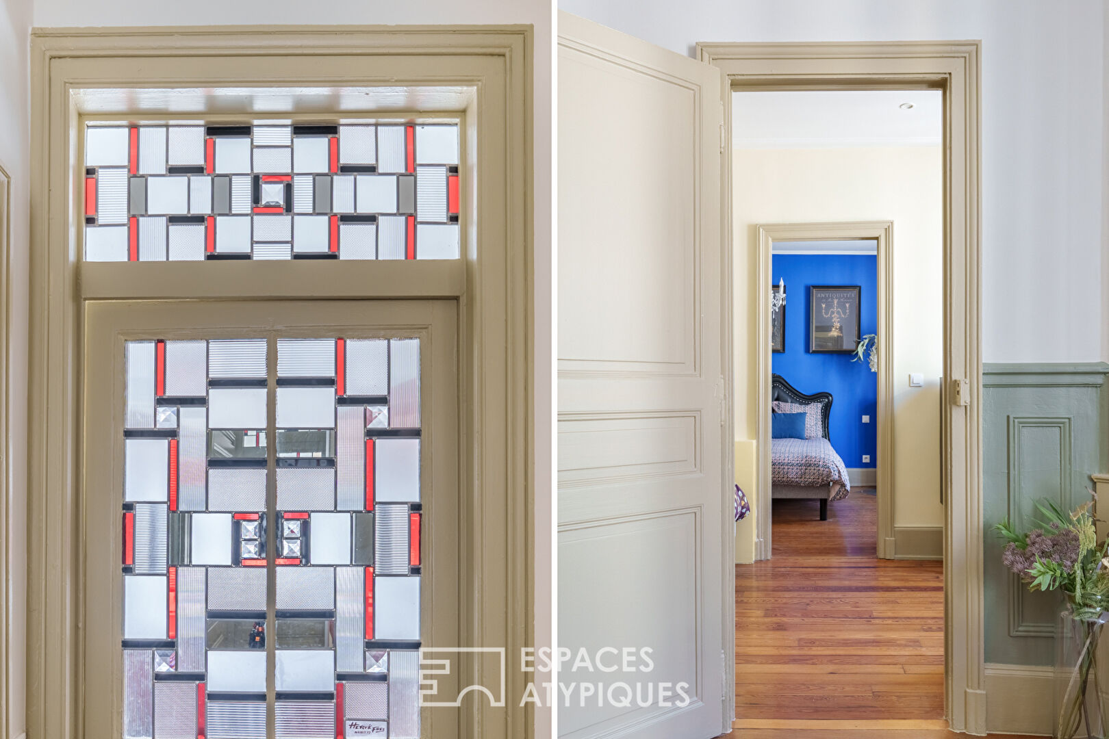 Renovated character apartment in the Charles III district