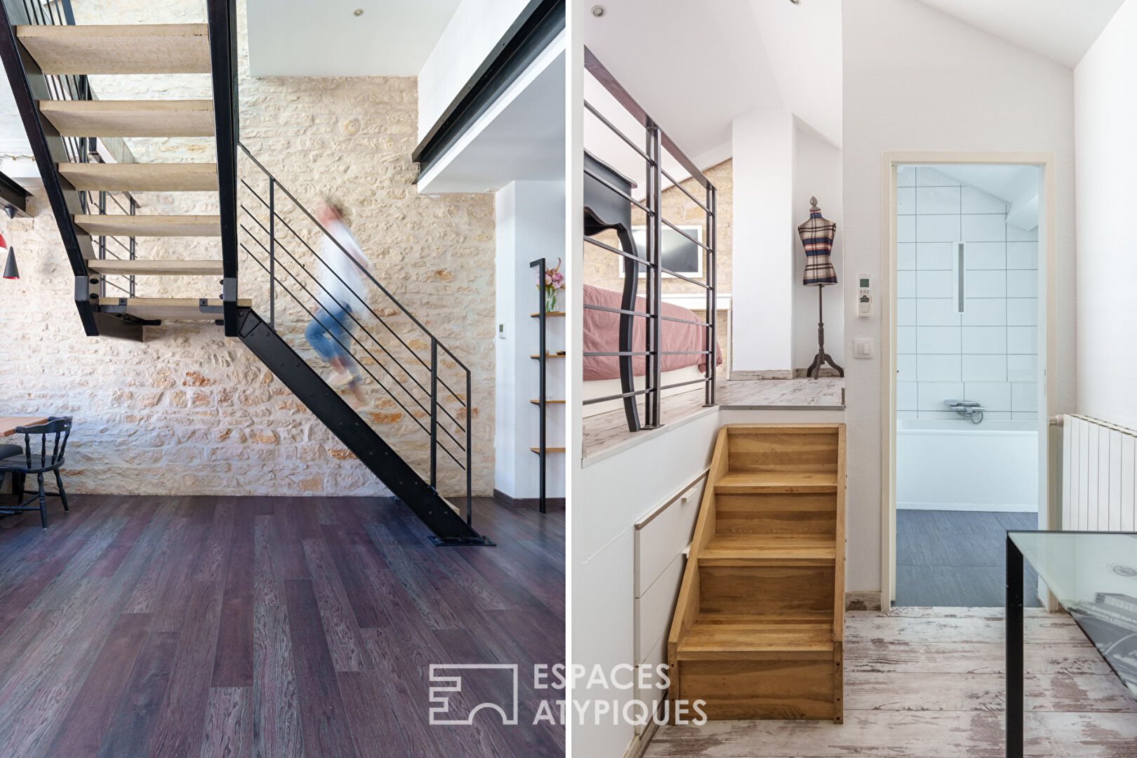 Characterful duplex apartment under the eaves in the heart of the city