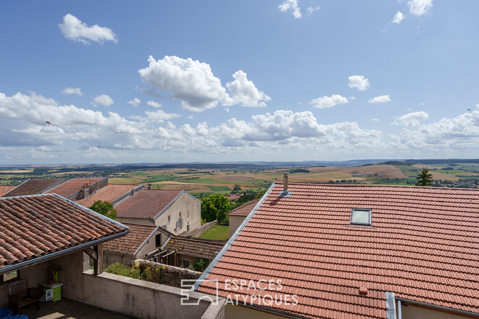 Village house with terrace and panoramic views
