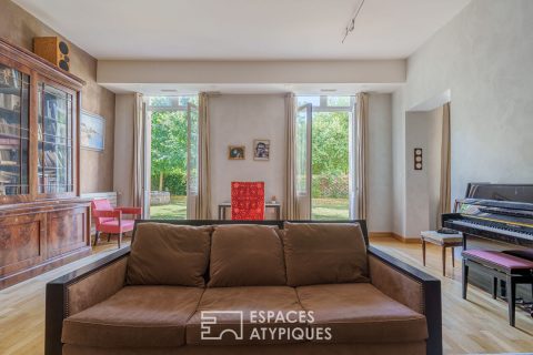 Triplex et son jardin comme une maison en coeur de ville