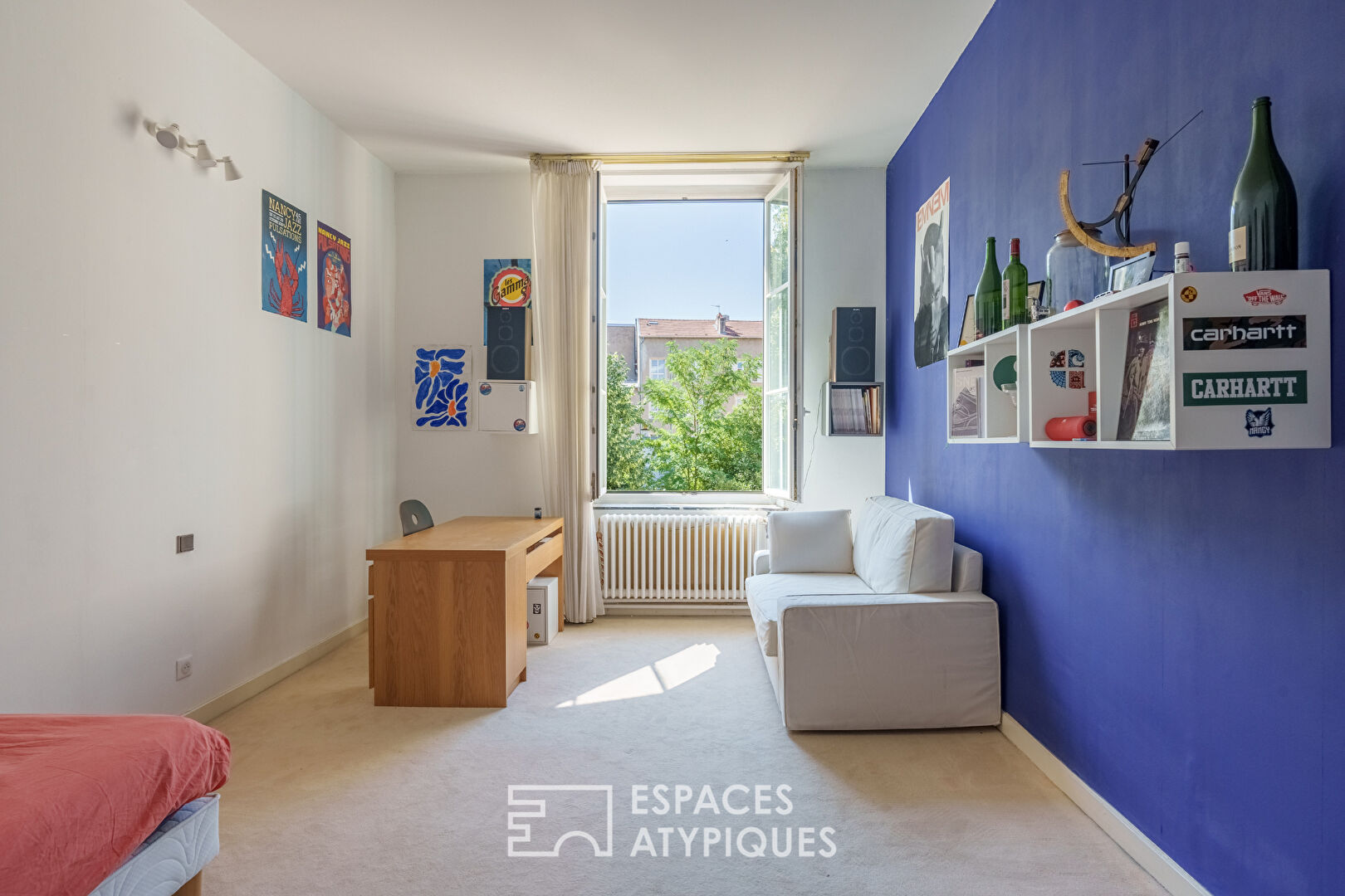 Triplex et son jardin comme une maison en coeur de ville