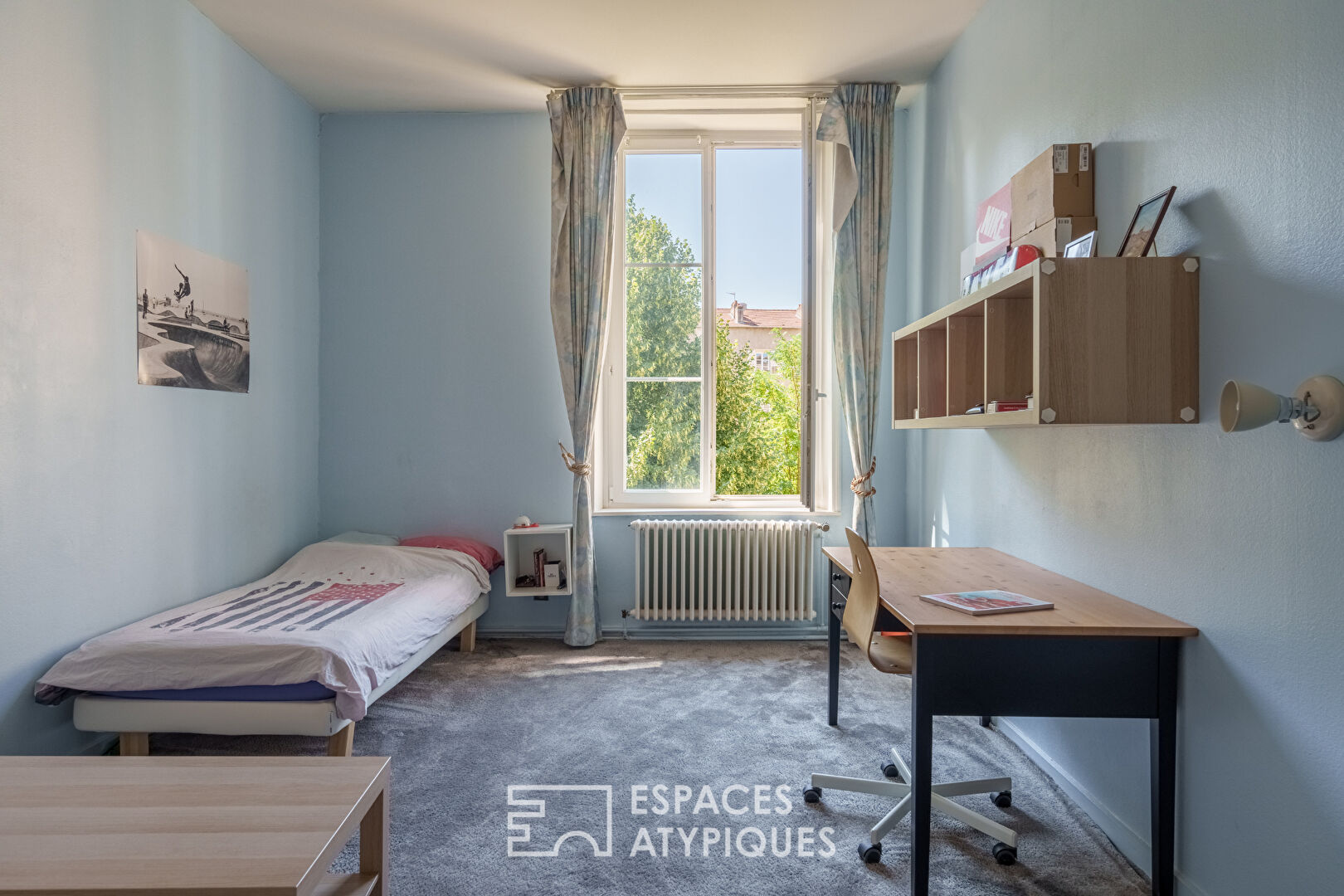 Triplex et son jardin comme une maison en coeur de ville