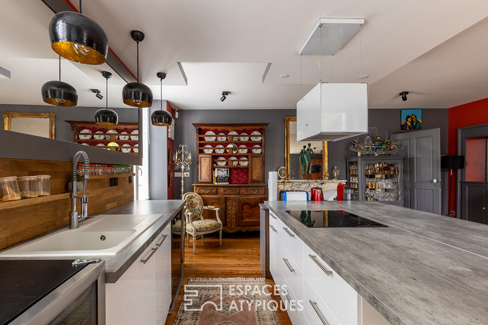 Apartment in a mansion with views of the Moselle