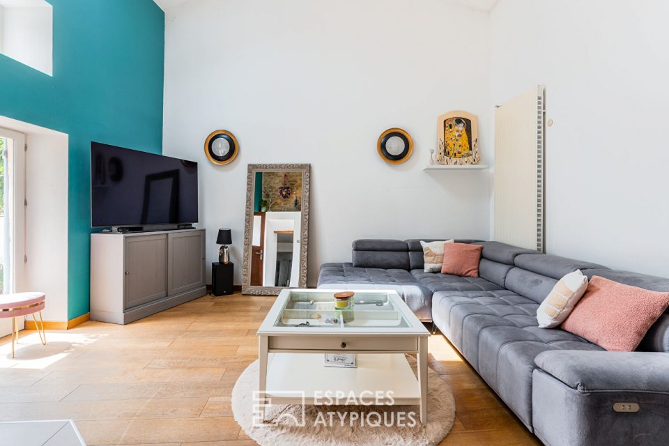 Maison de village rénovée et sa terrasse confidentielle
