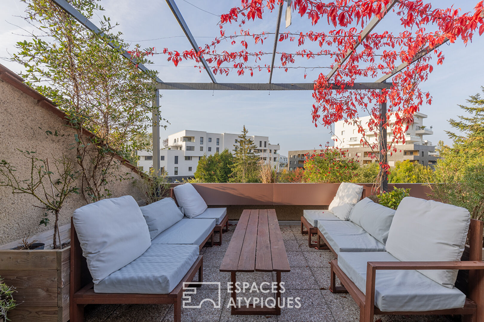 Duplex rénové avec terrasse et vue dégagée sur Metz Queuleu