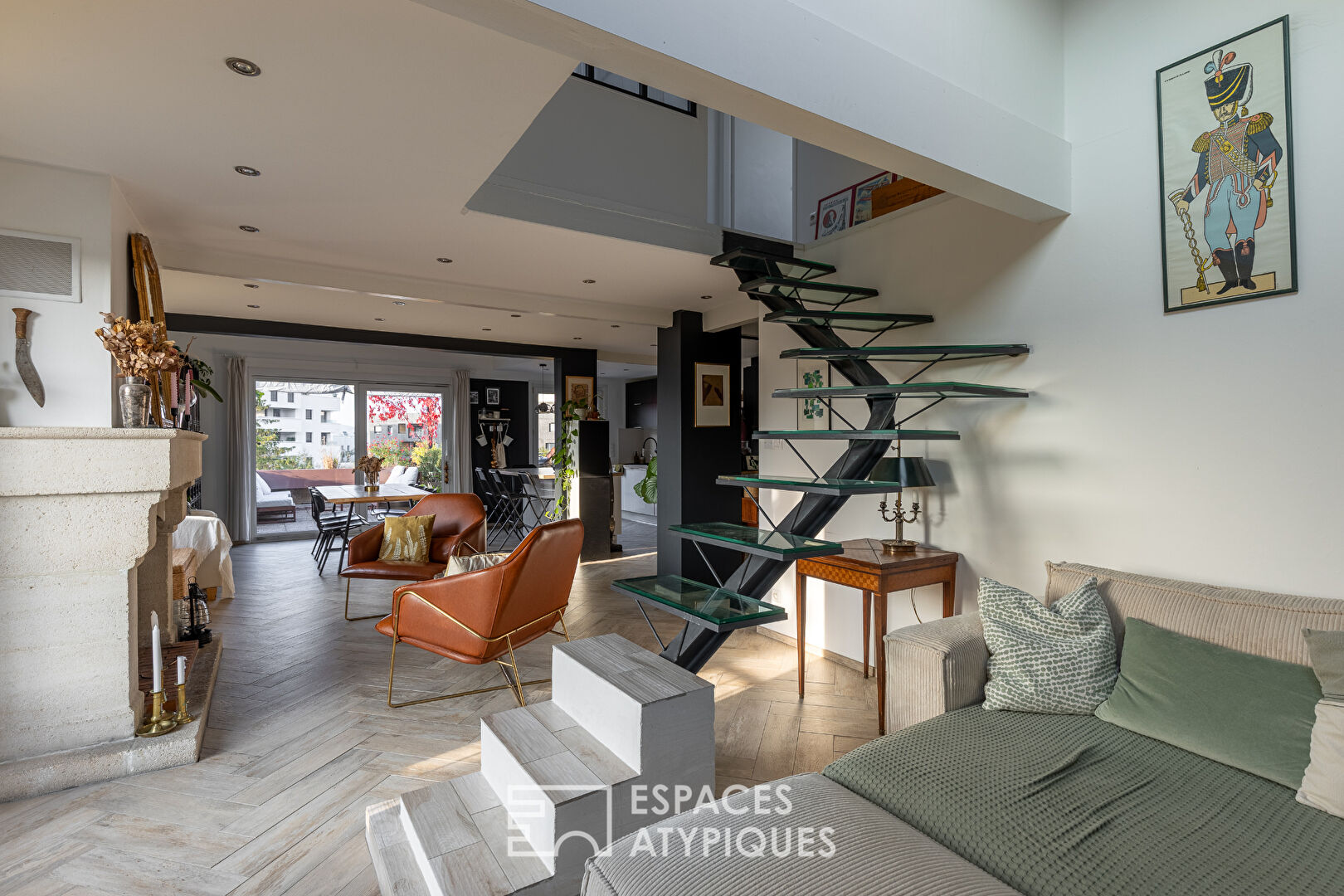 Duplex rénové avec terrasse et vue dégagée sur Metz Queuleu