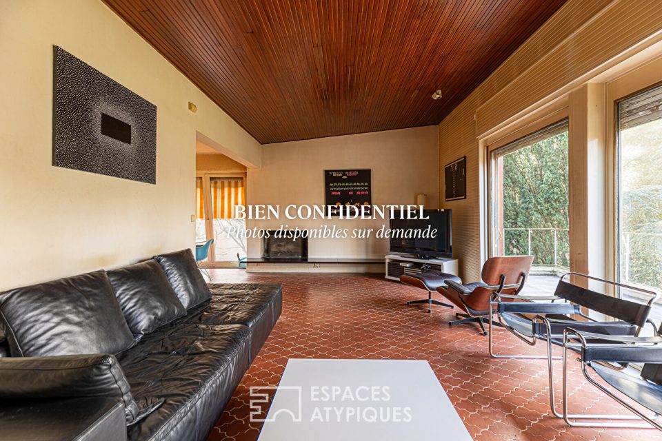 Maison d'architecte moderniste au coeur de Moulins les Metz