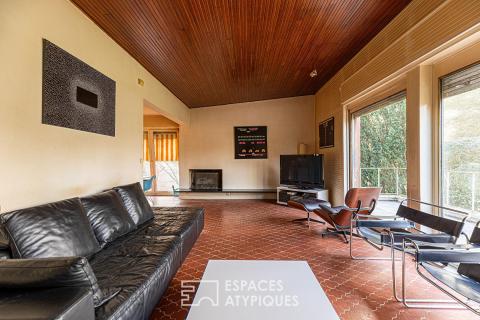 Maison d&rsquo;architecte moderniste au coeur de Moulins les Metz