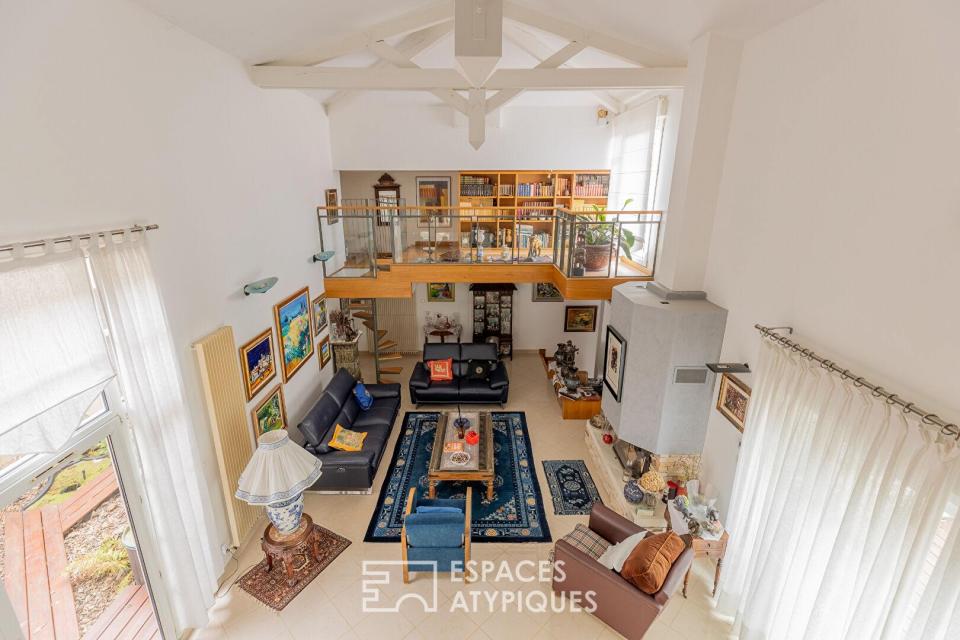 Propriété d'exception et son espace professionnel aux portes de Nancy