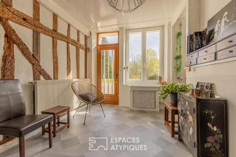 Authentique moulin du 11ème siècle au coeur du Bocage Champenois