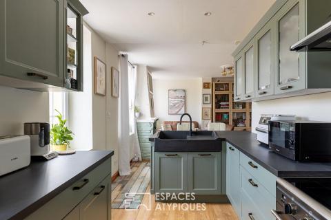 Duplex de caractère et patio confidentiel