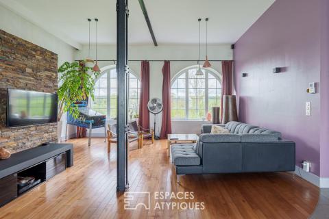 Loft dans un ancien poste électrique et sa terrasse panoramique