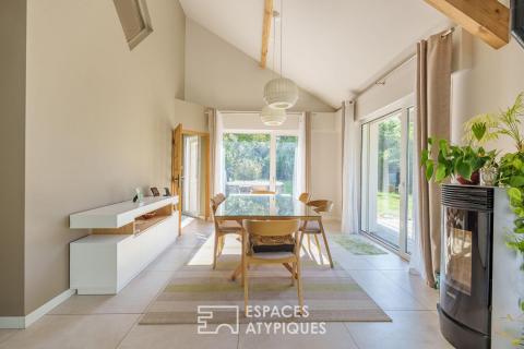 Maison d&rsquo;architecte rénovée et son jardin aux portes de Nancy