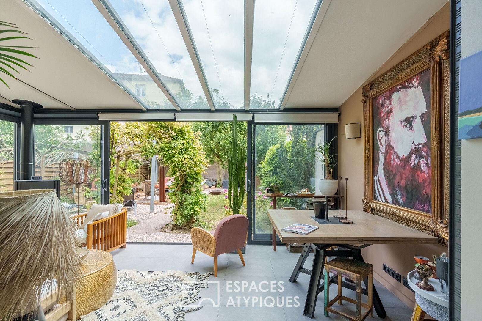 Maison des années 50 rénovée esprit loft