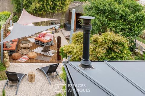 Maison des années 50 rénovée esprit loft