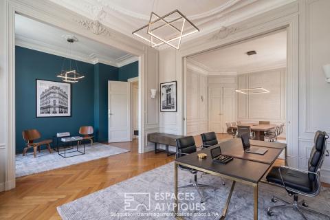 Hôtel particulier et sa terrasse sur les toits