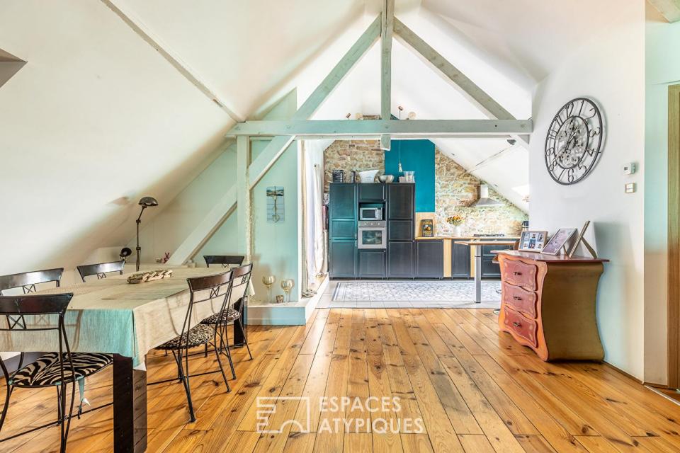 Appartement sous combles avec terrasse quartier Sablon
