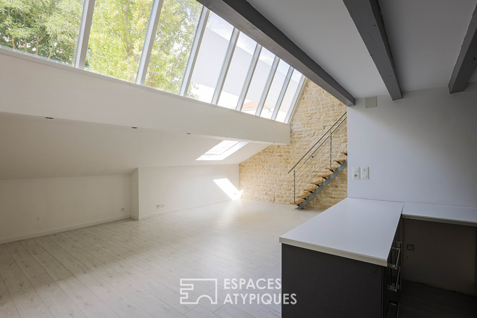 Duplex loft in a former artist’s studio