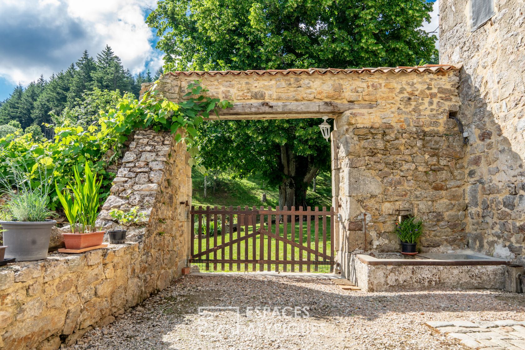 15th century fortified house in Ardèche Verte