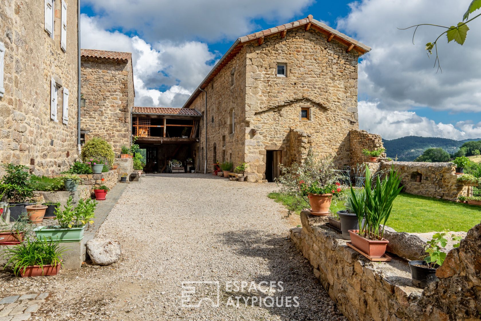 15th century fortified house in Ardèche Verte