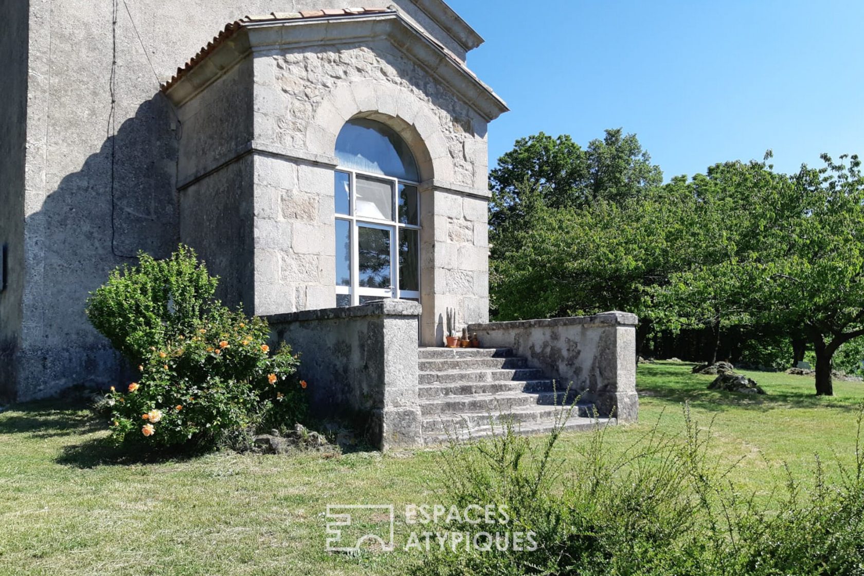 Old temple renovated into a loft with panoramic view