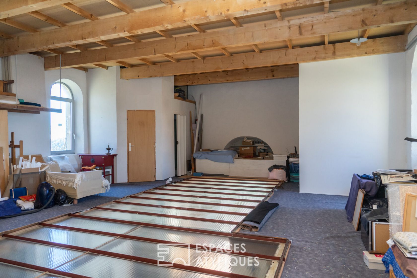 Old temple renovated into a loft with panoramic view