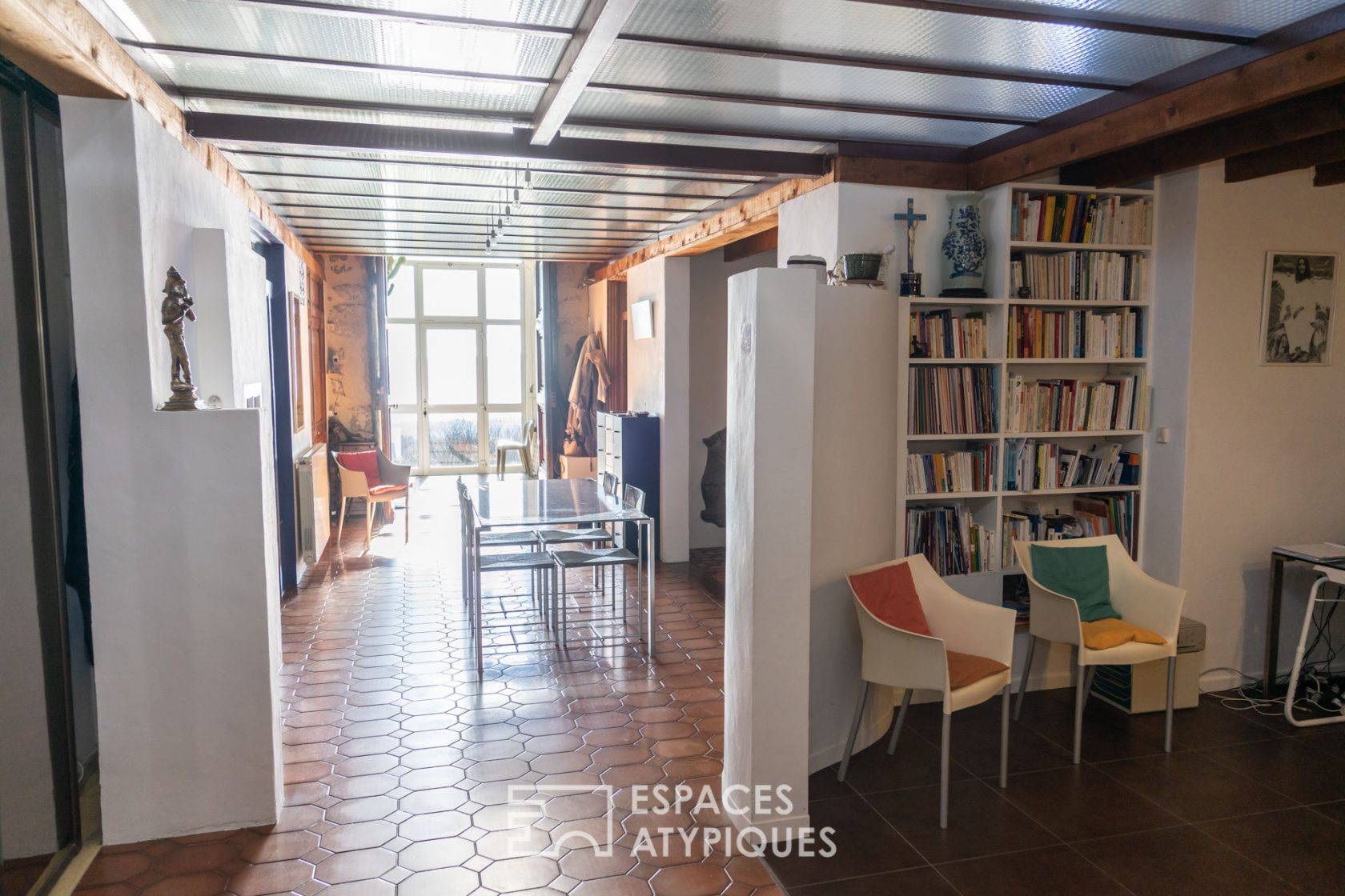 Old temple renovated into a loft with panoramic view