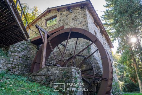 Ancien moulin rénové avec goût