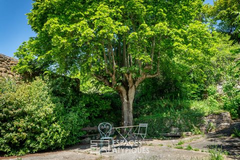 Exceptionnel en Ardèche verte cet hôtel particulier du 17ème siècle est  propice à de nombreux projets.