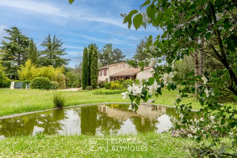 A peaceful, serene home, a haven of peace in the heart of nature