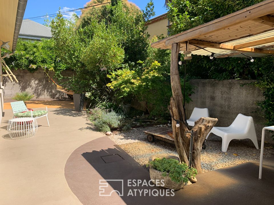 Maison avec jardinet et garage en centre ville de Valence