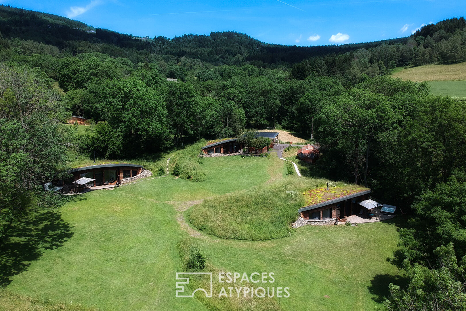 A triptych of ecolodges, for unusual accommodation in the Ardèche and Haute Loire.