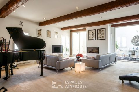 Flat with terrace and hammam on the roofs of Montelimar