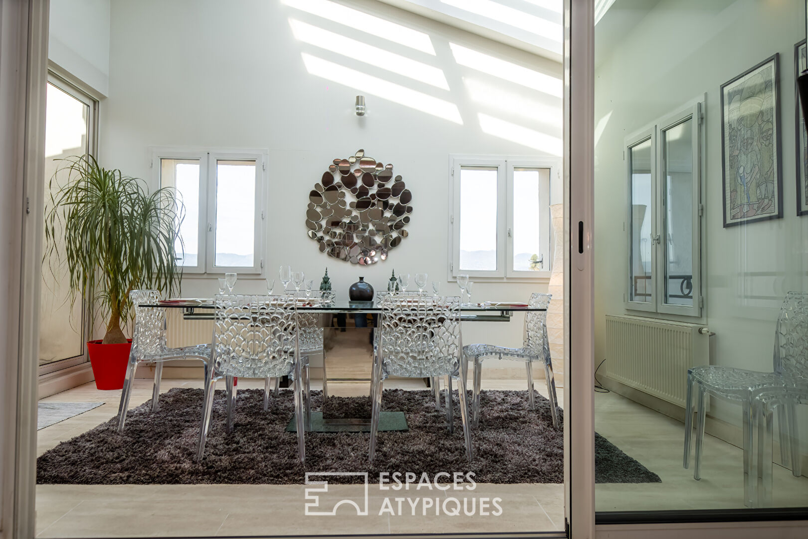 Flat with terrace and hammam on the roofs of Montelimar