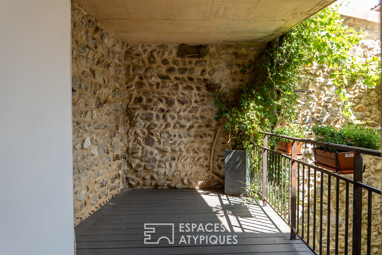 Maison de village rénovée avec terrasses:  un havre de charme à Saint-Péray
