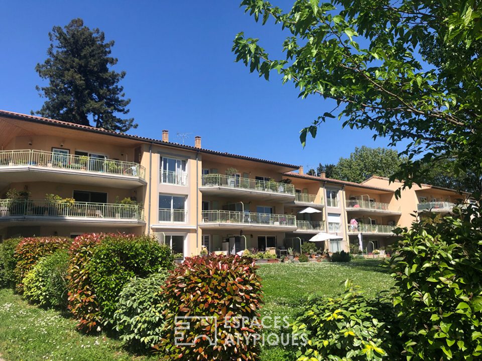 Appartement contemporain avec  terrasse et prestations haut de gamme